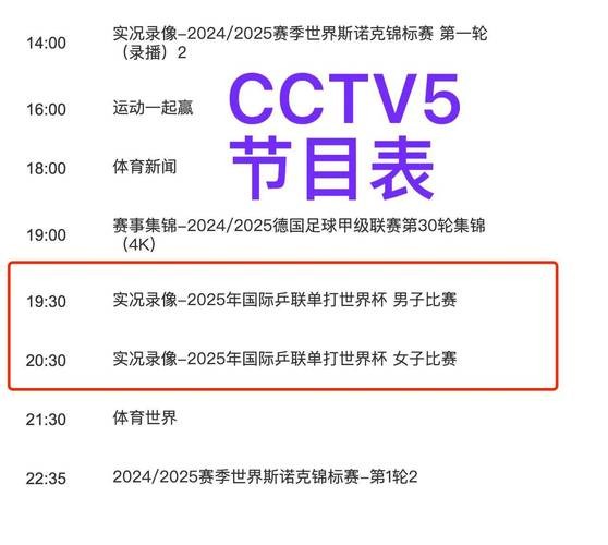 世界杯直播时间表最新更新